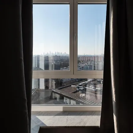 Apartamento View Of The City Skyline Varsovia